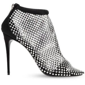 Dolce & Gabbana
110mm mesh-panelled leather pumps